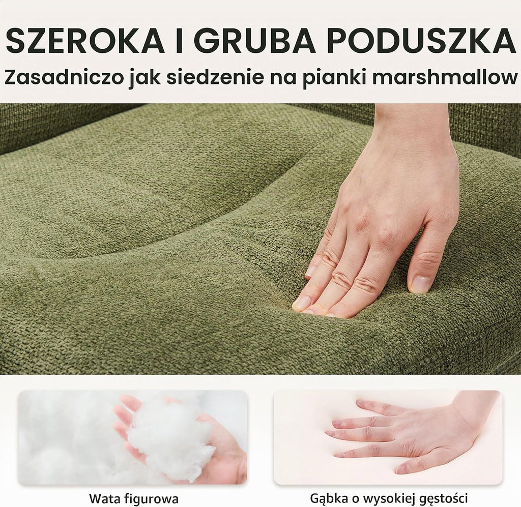 IWMH Krzesło do biura domowego, krzesło biurkowe z wysokim oparciem, tapicerowane krzesło biurowe z kółkami i podłokietnikami, fotel o regulowanej wysokości, ergonomiczne obrotowe krzesło biurkowe