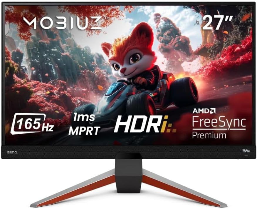 Monitor Gaming BenQ MOBIUZ EX2710Q de 27" QHD HDRi IPS, 165Hz, 1 ms FreeSync Premium