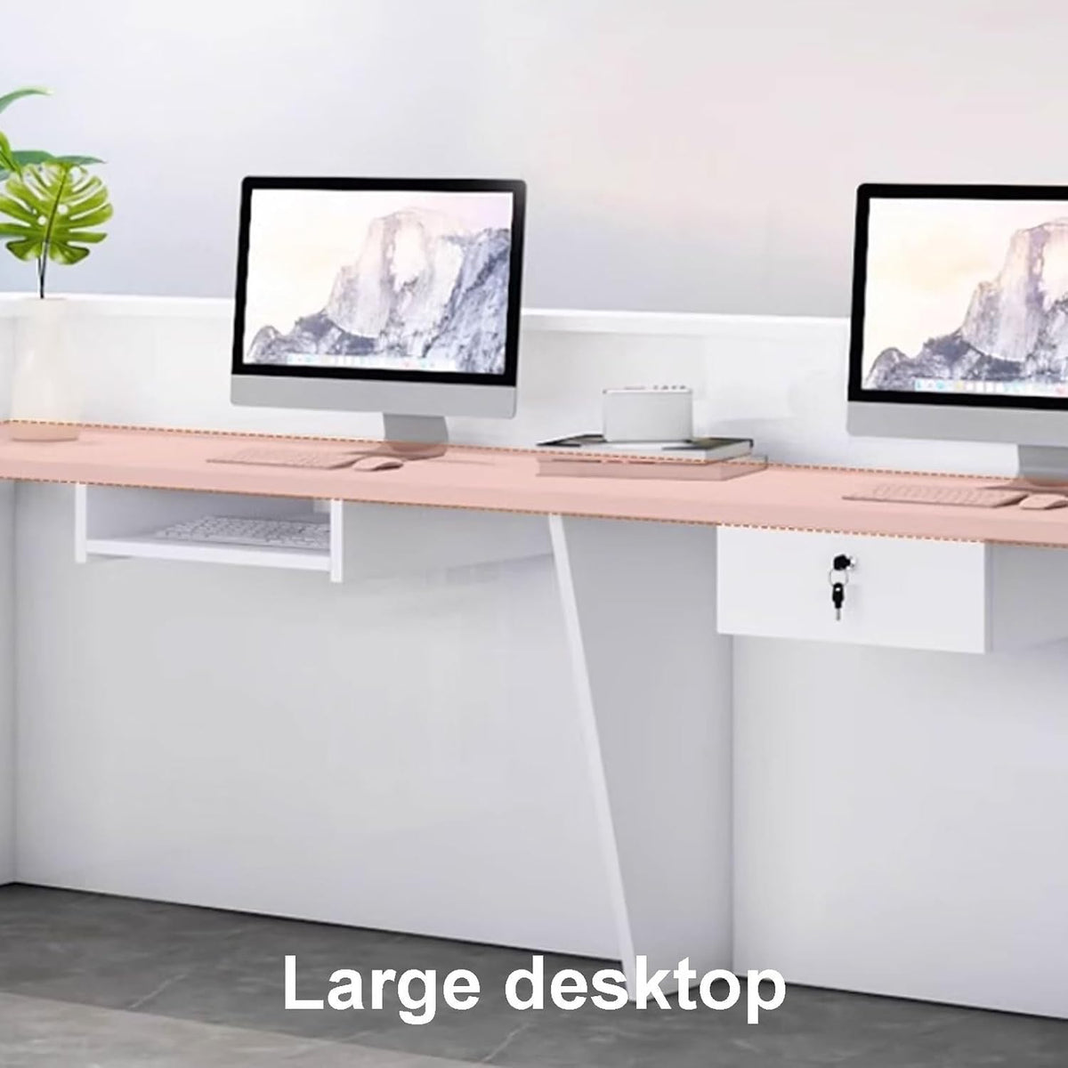Mostrador de recepción, mostrador para consulta, escritorio de recepción moderno, mesa de recepción de oficina de madera con iluminación suave y relajante (beige, 120 cm)