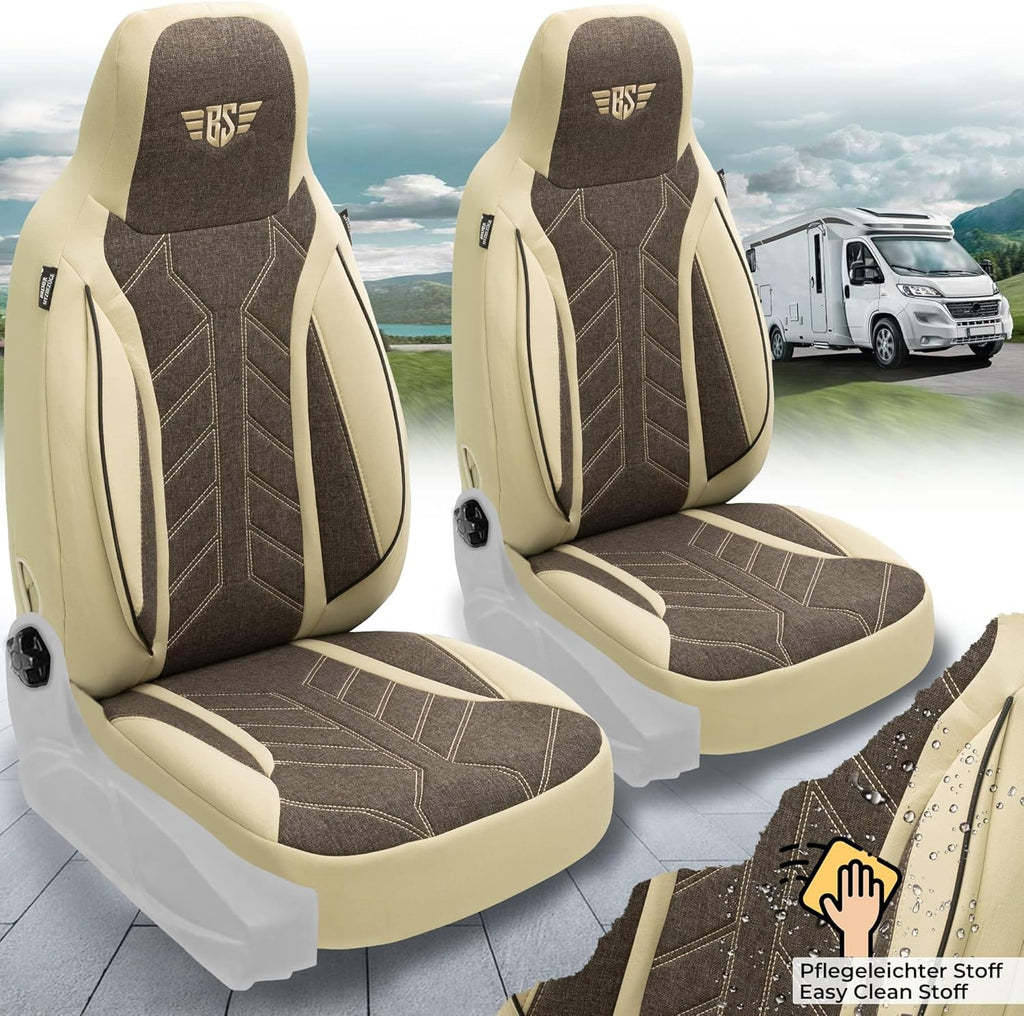 BREMER SITZBEZÜGE Fundas de Asiento para Autocaravana La Marca Ducato Jumper Boxer PLKT211