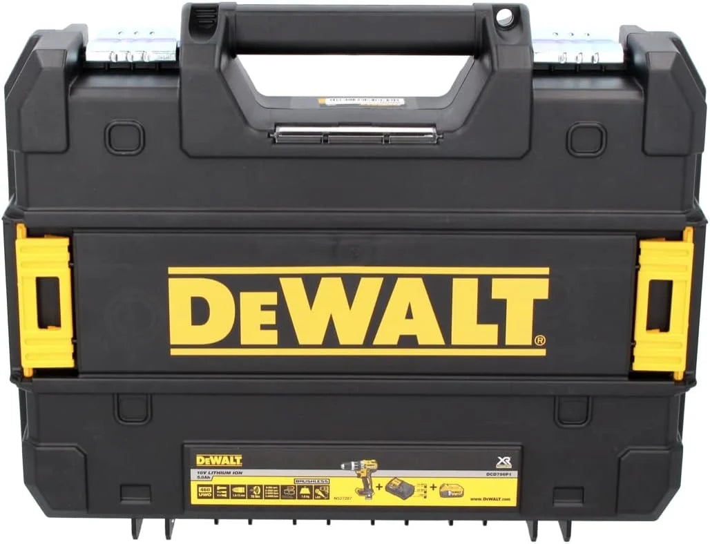 Dewalt Dcd796D2-Qw Wiertarko-Wkrętarka, Czarny/Żółty, 19 x 6,7 x 20,3 cm; 3,9 kg