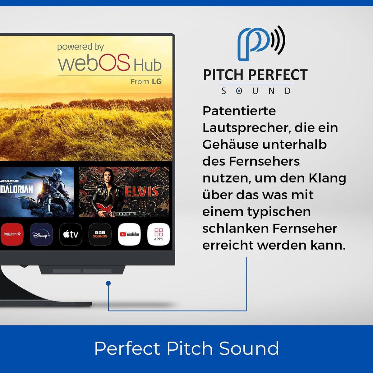 Cello C1924WS Smart TV de 19 pulgadas, 12 V, para autocaravanas y caravanas, televisor de camping con WebOS, Netflix, Bluetooth, triple sintonizador DVB-T2 HD/DVB-S2