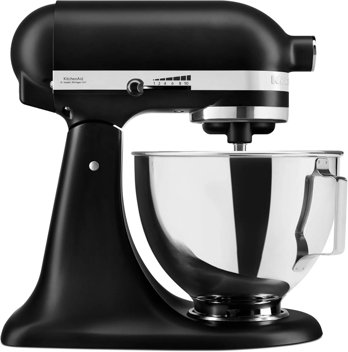 KitchenAid 5KSM95PSEBM robot kuchenny z uchylną głowicą silnika, 4,3 l, kolor czarny matowy