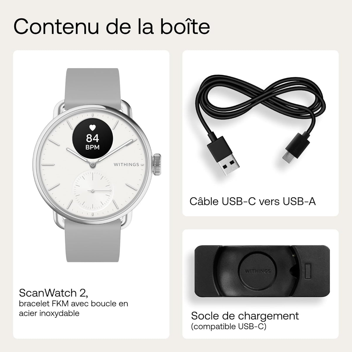 WITHINGS ScanWatch 2 Reloj inteligente