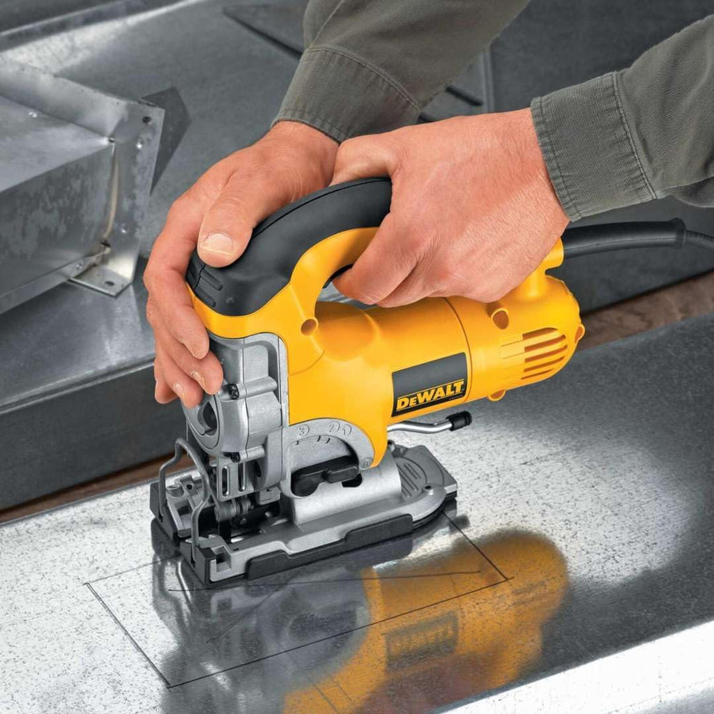 DeWalt DEWALT DW331K 701W wytrzymała wyrzynarka górna 230 V, żółta
