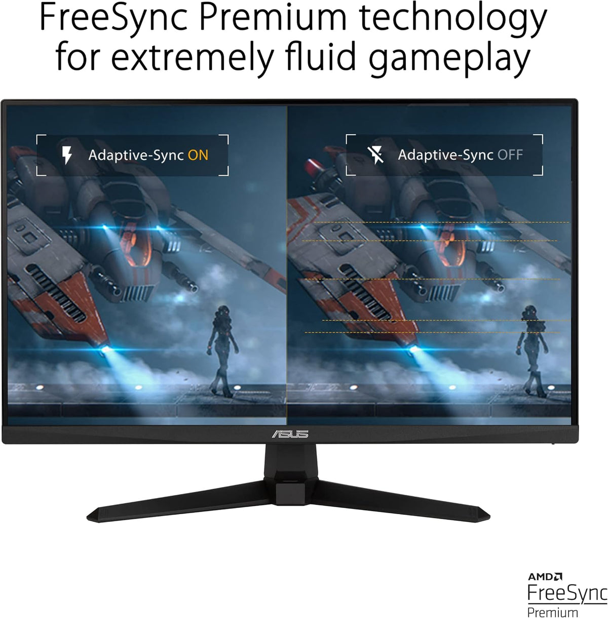 ASUS TUF Gaming VG249QM1A - Monitor gaming eSports de 23,8" FHD - Panel IPS - 270Hz - 1ms - 16:9 - 1920x1080 - DisplayPort y HDMI - Altavoces - AMD FreeSync - Compatible con G-Sync - ELMB - 99% sRGB