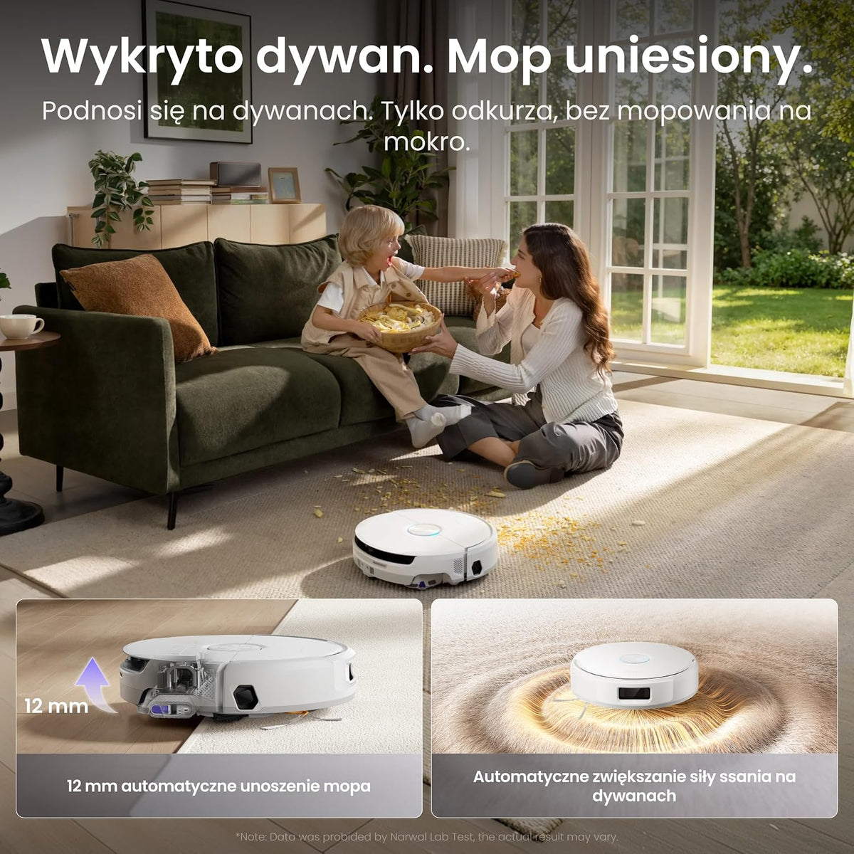 Narwal Freo 20 Edge Samooczyszczający Robot Sprzątający z Mopem Taśmowym