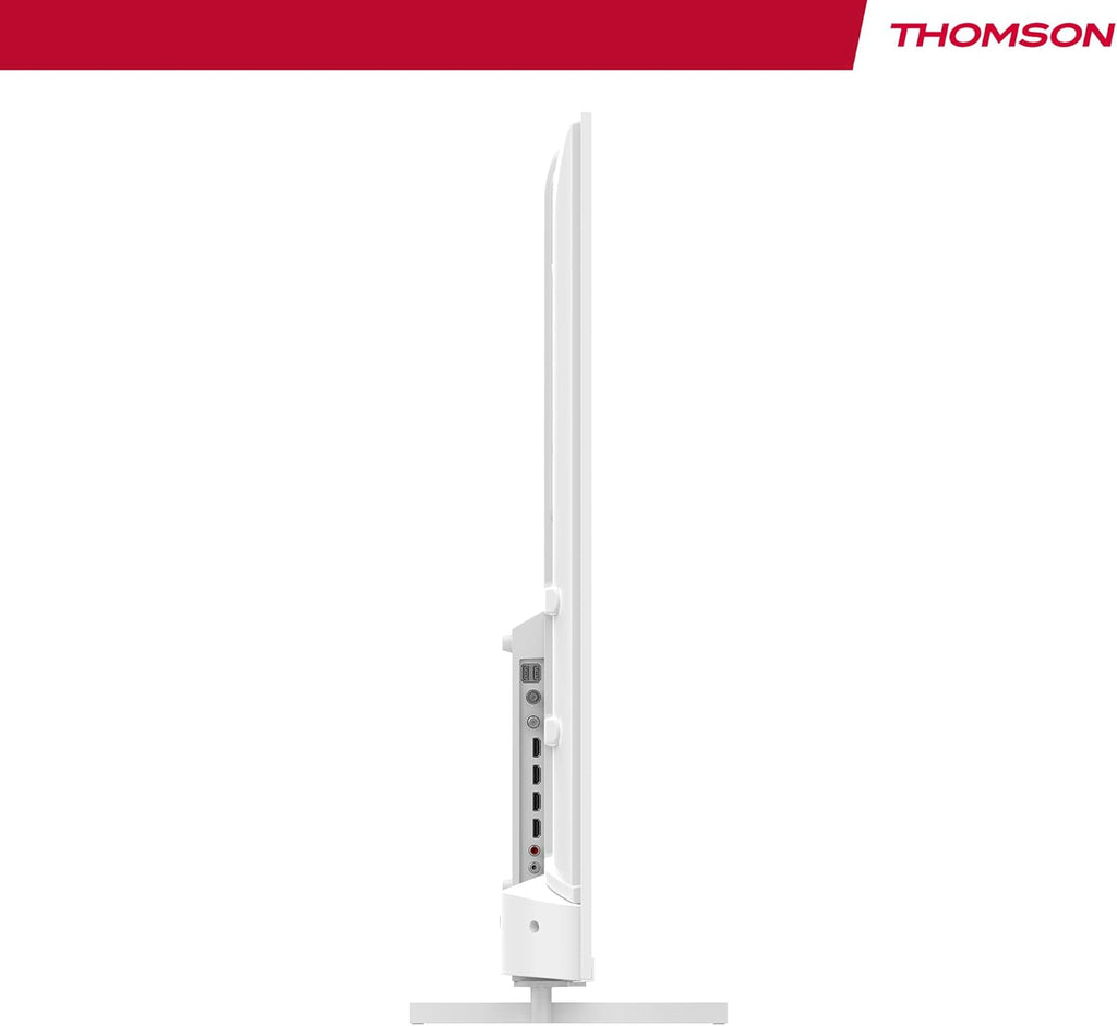 THOMSON Televisor UHD de 55 pulgadas (139 cm) Smart Android TV (WLAN, HDR, Triple sintonizador DVB-C/S2/T2, control por voz) - 55UA5S13W-2023
