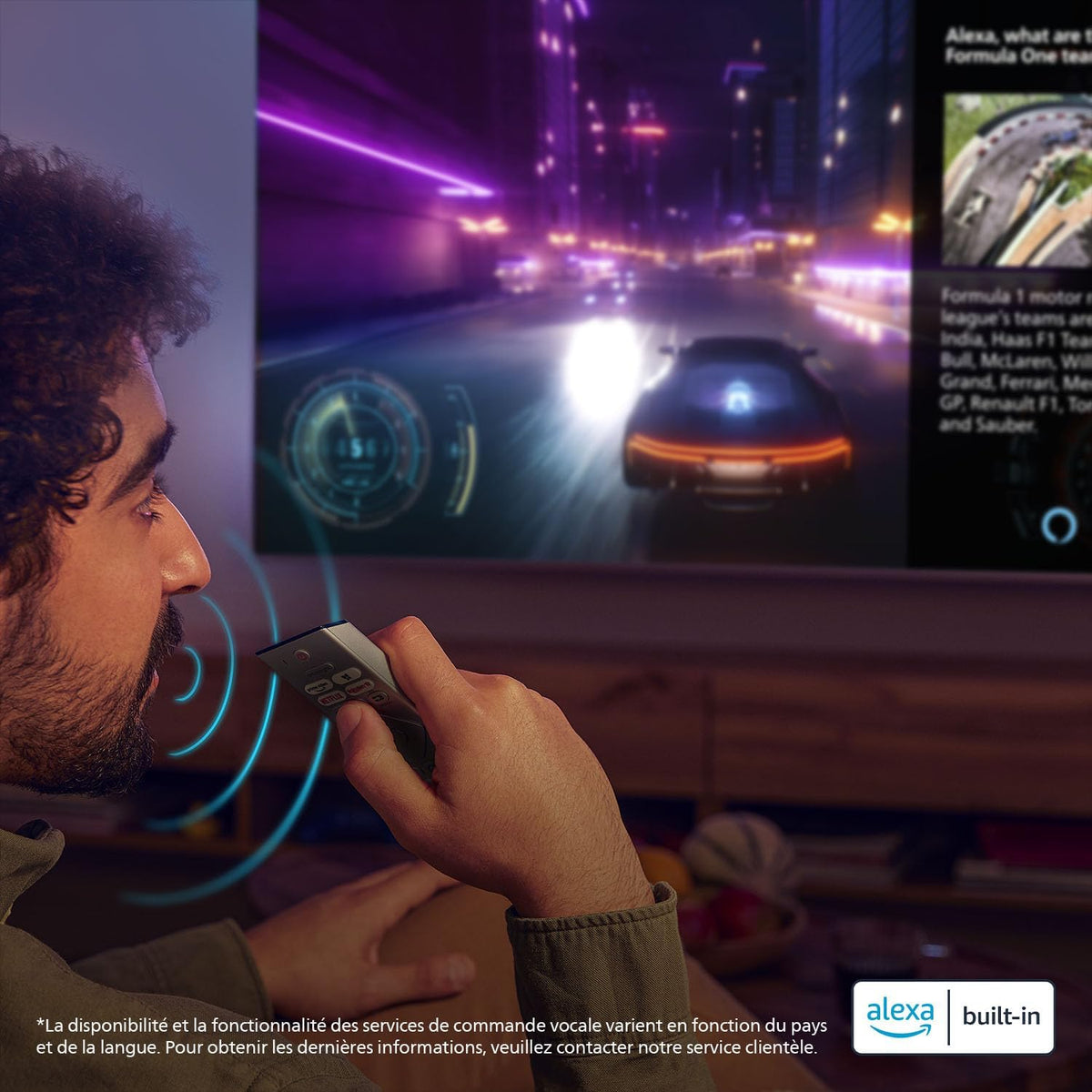 Philips 43PUS7200 Smart TV LED 4K - Pantalla de 43 pulgadas con plataforma Pixel Precise Ultra HD, Titan OS y sonido Dolby Atmos - Compatible con Alexa y el Asistente de Google
