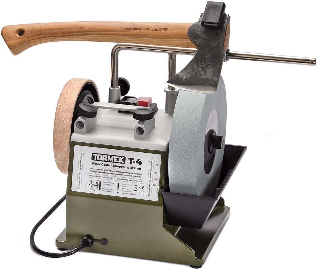 Tormek - Afiladora T-4 Bushcraft - Actualización 2024 con AX-40