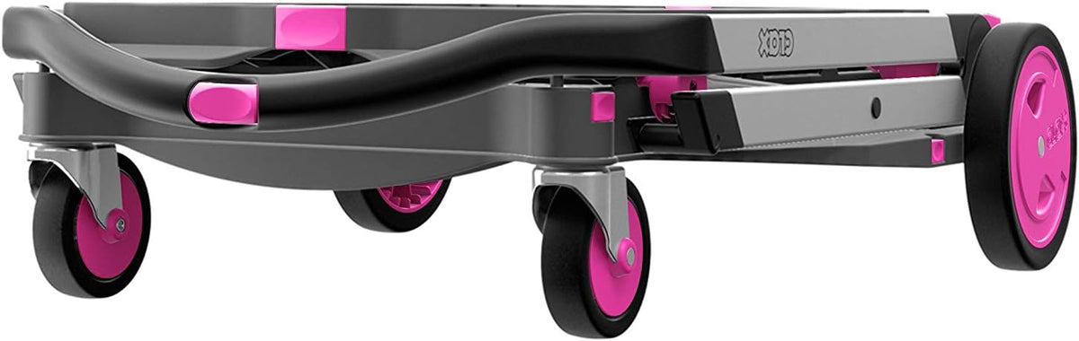 Carros plegables, funcionales y versátiles | Carro plegable móvil | Carrito de la compra con caja de almacenamiento (negro)