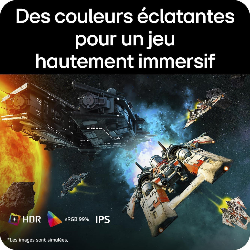 LG Ultragear™ 27G411A-B.AEU Monitor Gaming 27" - Panel IPS con resolución FHD (1920x1080), 5ms GtG 144Hz, HDR 10, sRGB 99% (CIE1931), AMD FreeSync, inclinable, DisplayPort 1.4, HDMI 2.0
