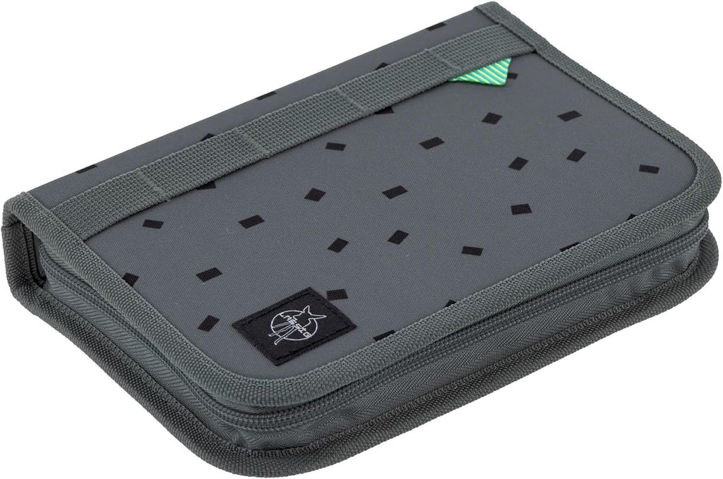 LÄSSIG Set de mochila escolar de 7 piezas para niños/School Set Boxy Unique Negro