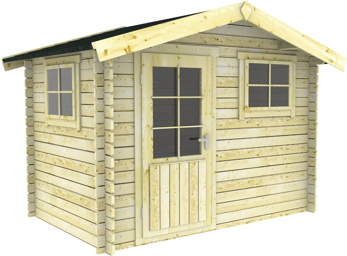 Caseta de jardín de madera Norwich 300x200cm