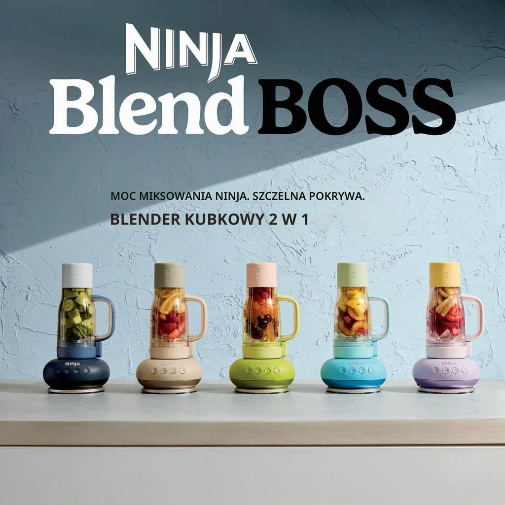 Ninja BlendBoss Blender z przenośnym kubkiem, osobisty blender, DB351UKCY