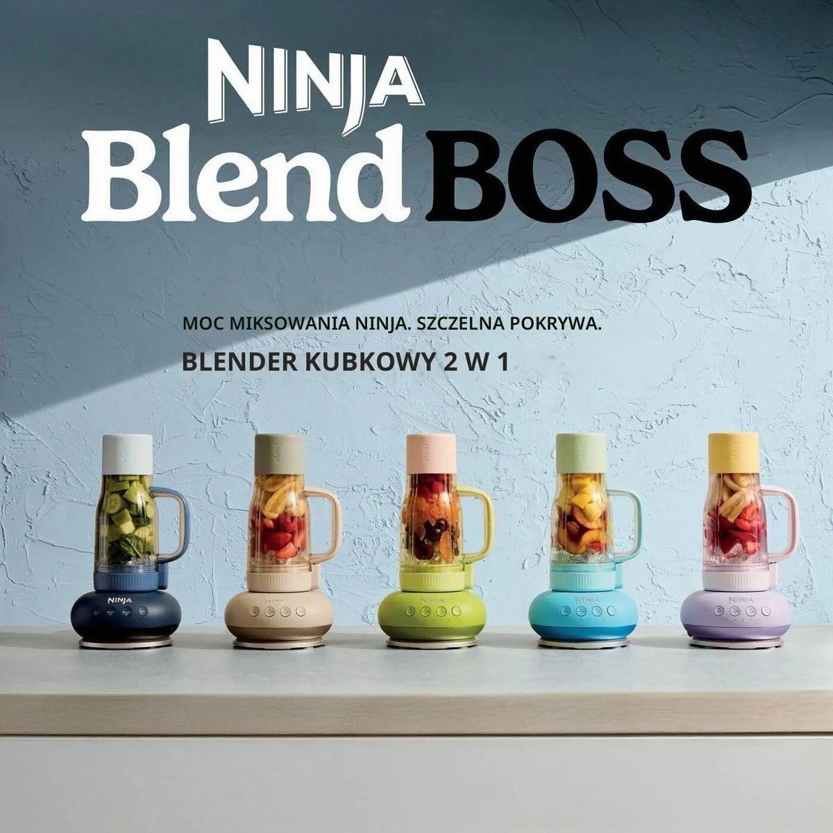 Ninja BlendBoss Blender z przenośnym kubkiem, osobisty blender, DB351UKCY