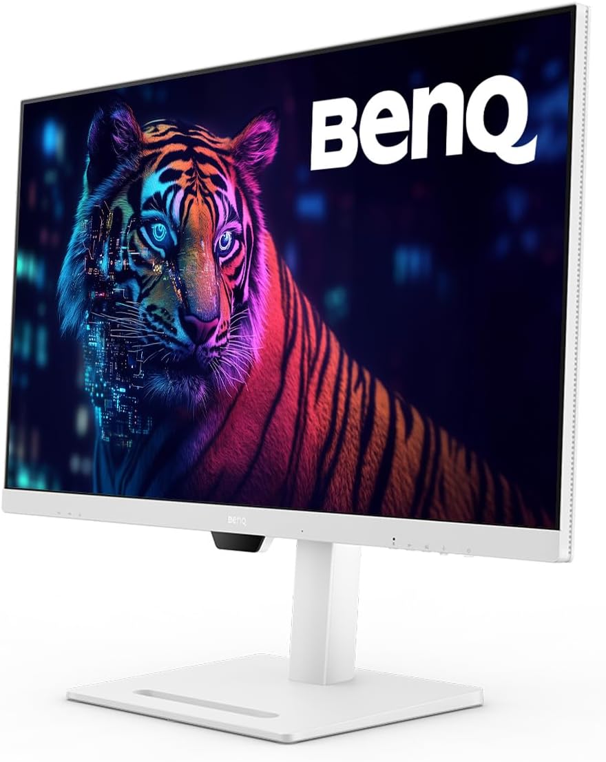 Monitor BenQ GW3290QT (32 pulgadas, QHD, IPS, cargador USB-C, DP/HDMI, diseño ergonómico, micrófono con reducción de ruido) compatible con MacBook