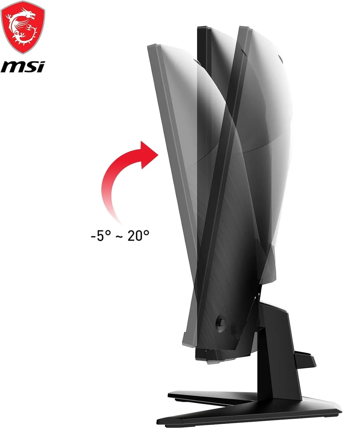 Monitor Gaming MSI MAG 27C6F de 27 pulgadas FHD curvo - Panel VA rápido 1500R 1920 x 1080, 180 Hz / 1 ms (GtG), Adaptive-Sync - DP 1.2a, HDMI™ CEC