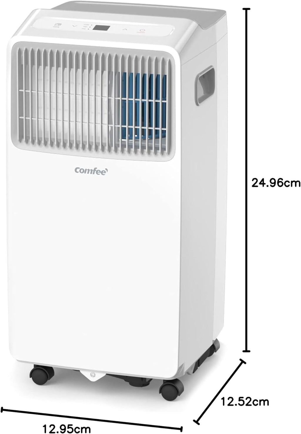 Aire acondicionado portátil Comfee MPPH-09CRN7, 9000 BTU 2,6kW, refrigeración, ventilación y deshumidificación, para habitaciones de hasta 88m³ (33㎡), aire acondicionado portátil con tubo de escape