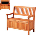 VEVOR Banco de jardín, banco con arcón de almacenamiento, banco de almacenaje, capacidad de carga de hasta 328 kg, asiento de jardín y decoración para porche, para terraza, jardín, balcón, 106,5x58,5x90,1 cm