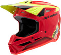 Casco de motocross Alpinestars S-M3 Fray, rojo/amarillo, L (59/60)