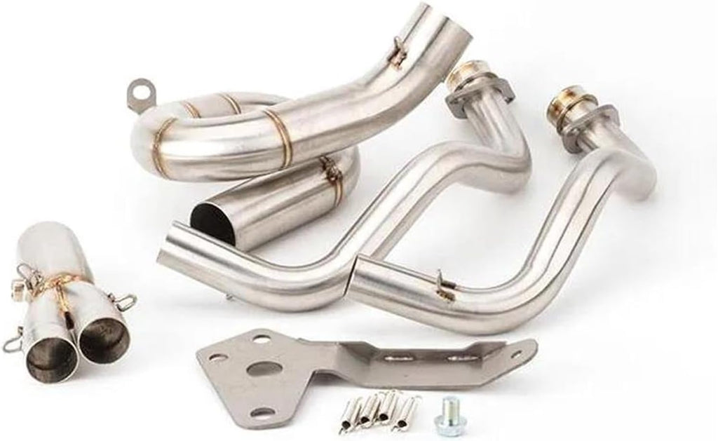 Tubo de enlace para sistema de escape completo de motocicleta para Yamaha MT07, MT-07, Tracer, XSR 700 (2015-2024) Silenciador de escape de moto