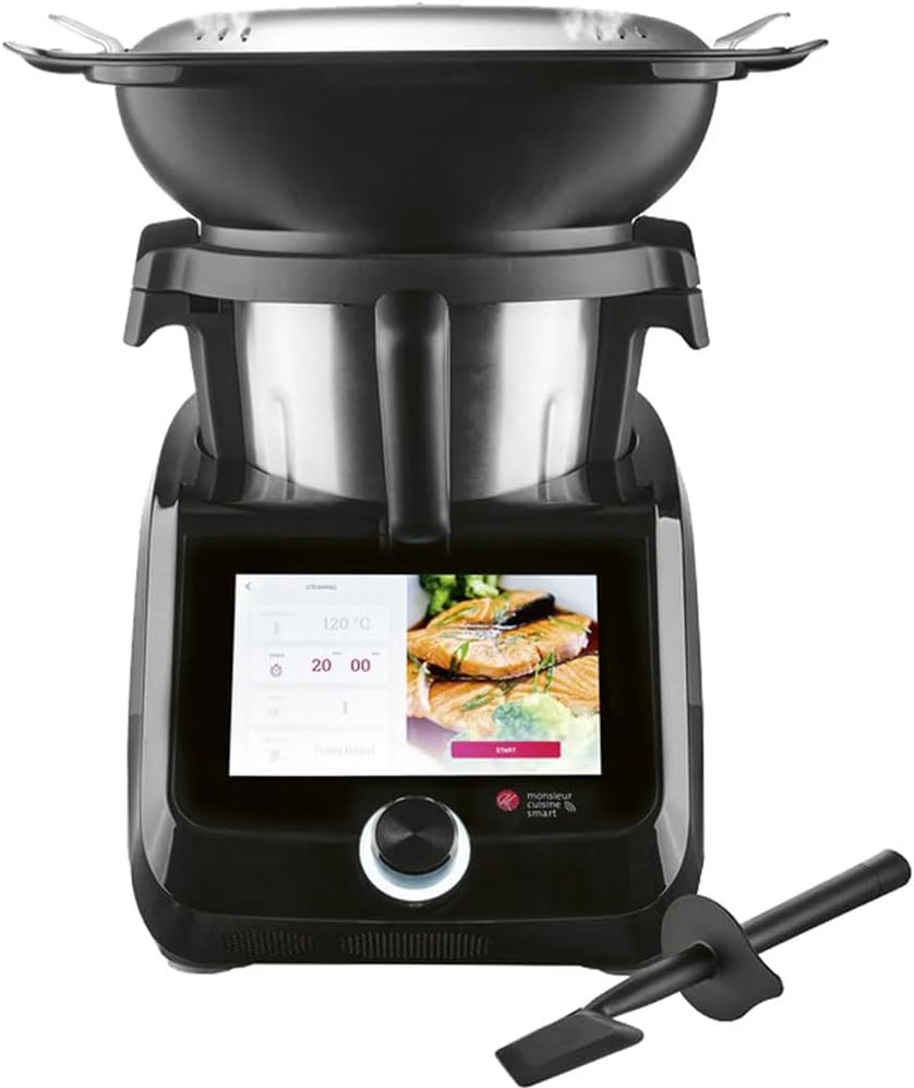 PSIDE SILVERCREST® Monsieur Cuisine Smart BLACK EDITION »SKMS 1200 B1«, 1200 W negro