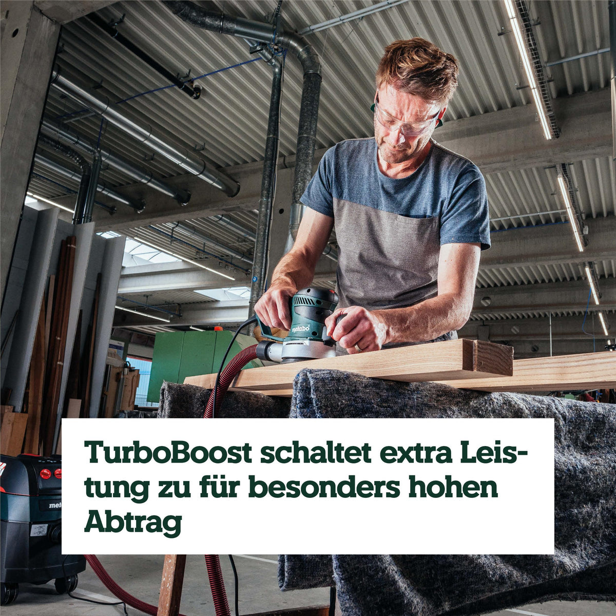 Lijadora excéntrica SXE 450 TurboTec 350 W 14000 rpm 150 mm ajuste de amplitud oscilatoria doble Vario-Elektronik TurboBoost con bolsa para polvo