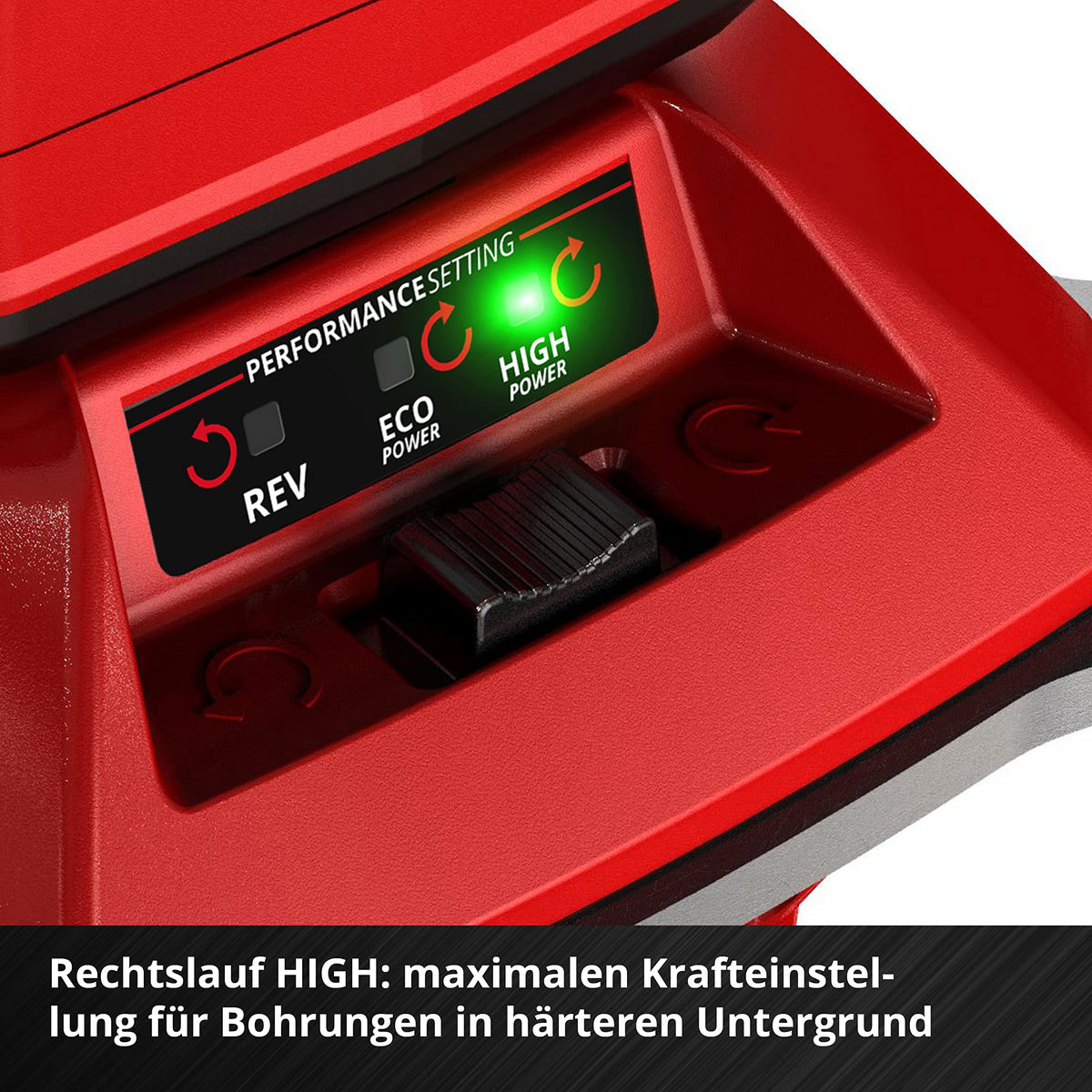 Barrenadora a batería Einhell GP-EA 18/150 Li BL Power X-Change 18V sin escobillas, 150 mm, 80 cm de profundidad de perforación, batería de 4,0 Ah y cargador