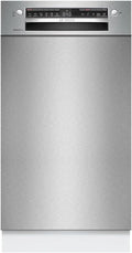 Bosch SPU4HMS10E, seria 4, inteligentna zmywarka do naczyń 45 cm, szuflada na sztućce, ekstra suszenie, SpeedPerfect Plus, higieniczne czyszczenie, asystent programowy, górny kosz z regulacją