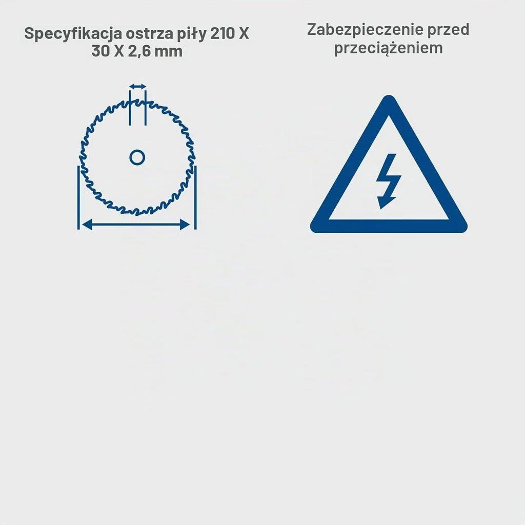 Scheppach HS210-1500 W pilarka stołowa 230 V Ø 210 mm