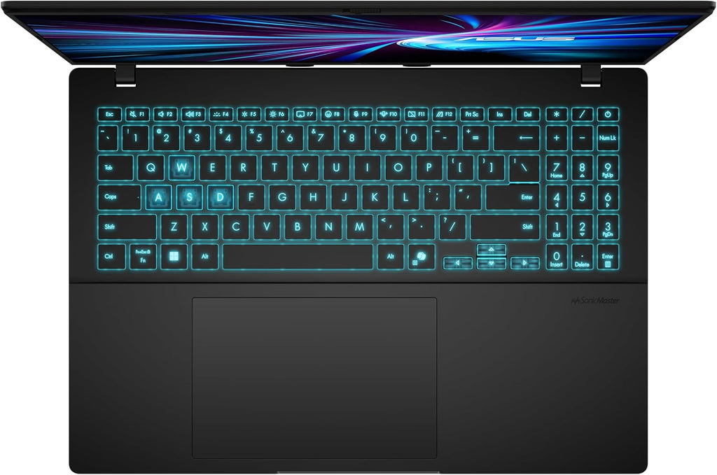 ASUS V16 Gaming V3607VM-RP036W PC portátil de 16 pulgadas WUXGA 144Hz (Intel Core 7 240H hasta 5.2 GHz, 16GB DDR5, 1TB SSD, NVIDIA GeForce RTX 5060 Laptop GPU) Windows 11 Home – Teclado AZERTY