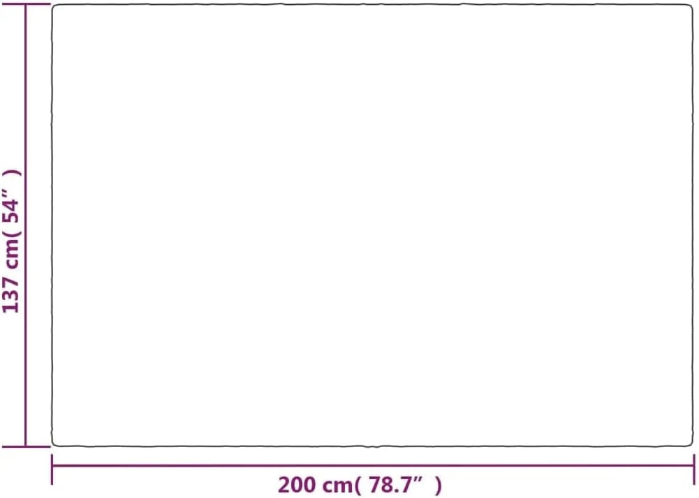 Koc obciążeniowy z poszewką szary 137 x 200 cm 10 kg bawełna