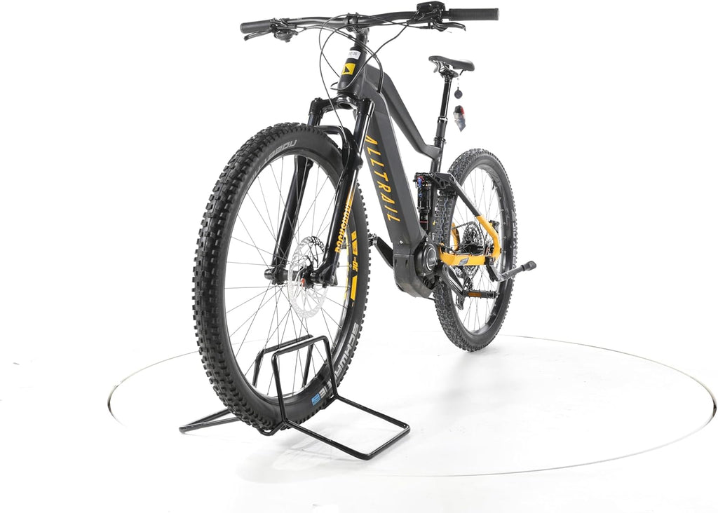 HAIBIKE E-Bike Alltrail 6 E-Bike de doble suspensión para hombre y mujer, bicicleta eléctrica de 29 pulgadas, Yamaha 70 Nm 630 Wh, 12 velocidades, horquilla de suspensión RockShox, freno de disco hidráulico, 167-175 cm, negro (reacondicionada)