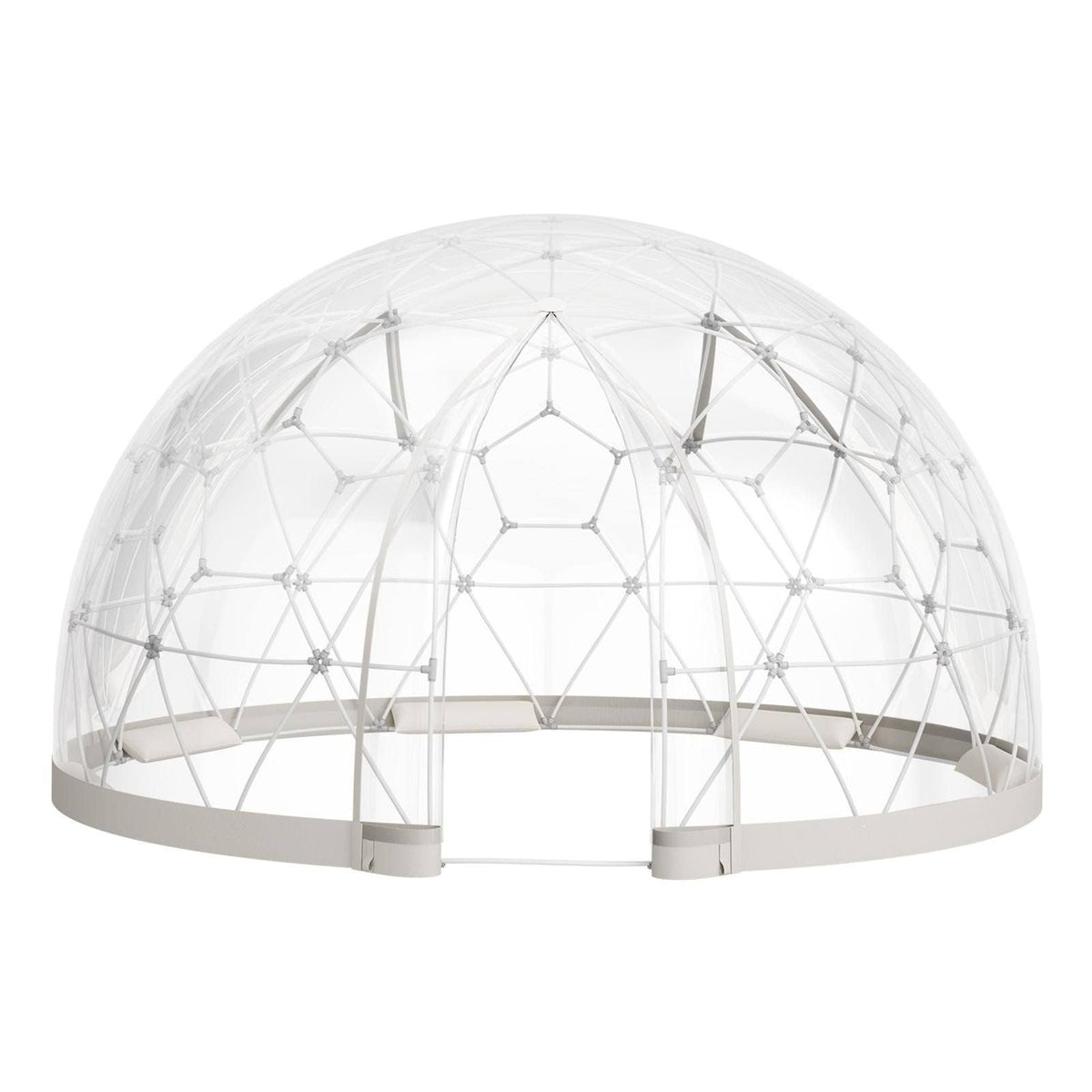 VEVOR Tienda de Campaña Burbuja Domo 3,6 x 2,2 m Tienda Iglú Transparente Resistente para 4 a 7 Personas con Ventanas para Exterior, Camping, Terraza y Jardín