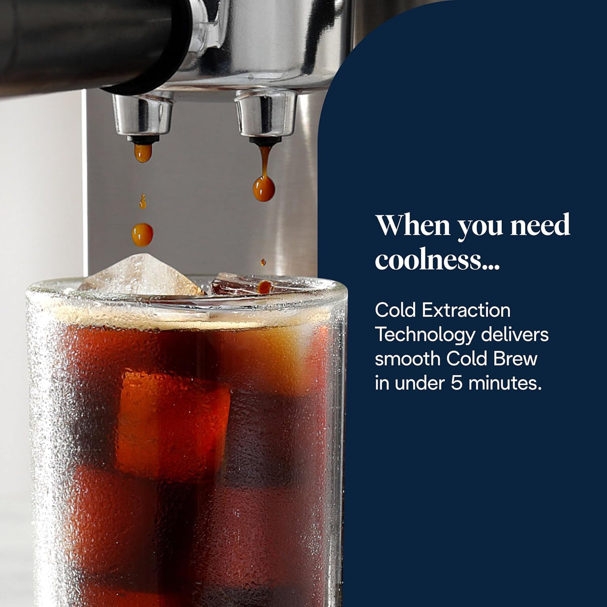 De'Longhi Dedica Duo - Cafetera de espresso de brazo compacta y perfecta con iconos táctiles, espumador de leche manual para espresso, capuchino y cold brew, 15 cm de ancho, metal (EC890.M)