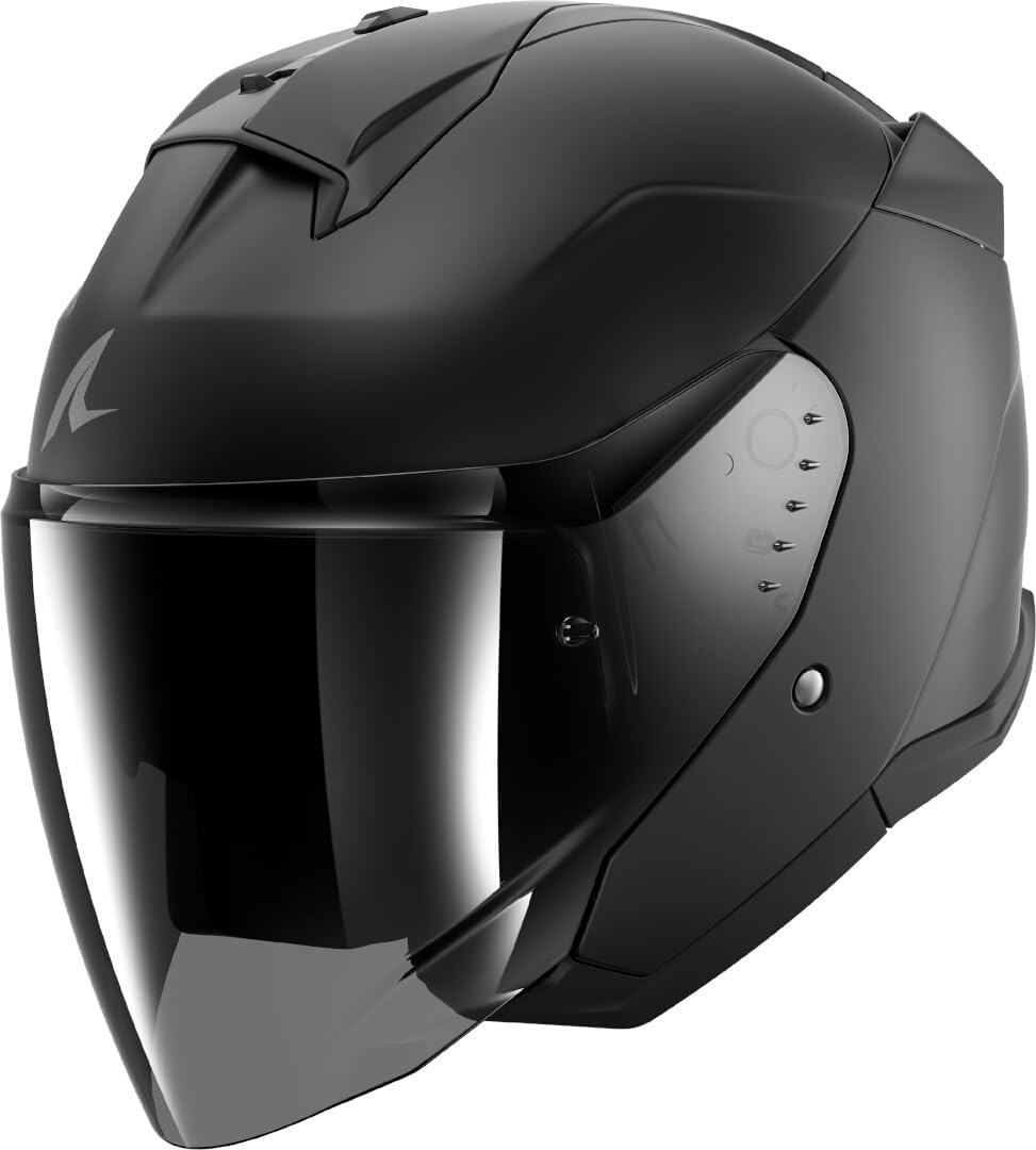 Shark, Casco Moto Jet SKWAL Jet Dark Shadow Negro Mate KMA, M