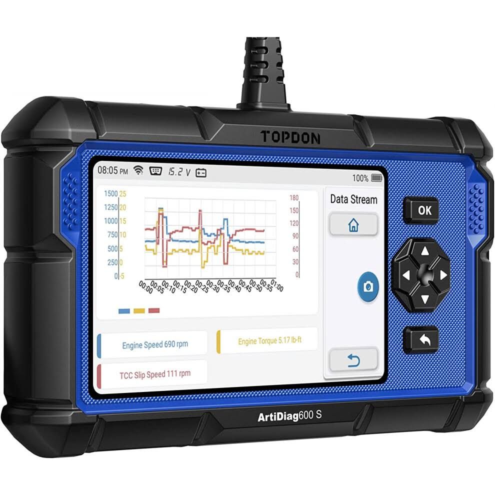 Topdon Artidiag600s Herramienta de Diagnóstico de Coche para 4 Sistemas