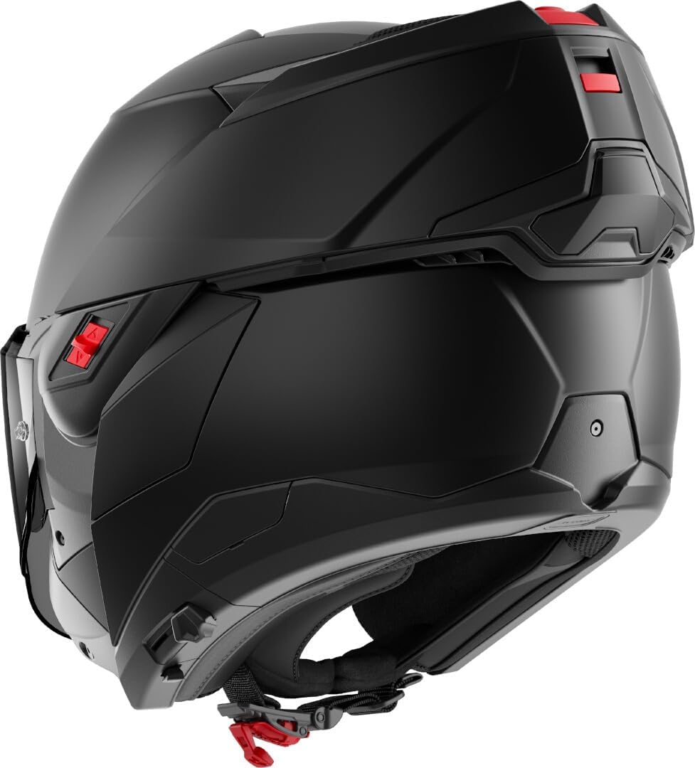 SHARK, Casco de moto modular OXO Dark Shadow negro mate KMA