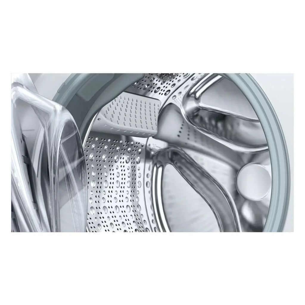 Lavadora de carga frontal Bosch Serie 8 WAV28M93 2025, 9 kg, 1400 rpm, Aluminio, Blanco