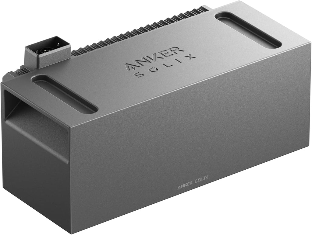 Batería adicional Anker SOLIX BP1600, 1600 Wh, baterías LiFePO4, 6000 ciclos, expansión de 9600 Wh, garantía del fabricante de 10 años, protección IP65 contra agua y polvo, instalación sencilla, diseño modular