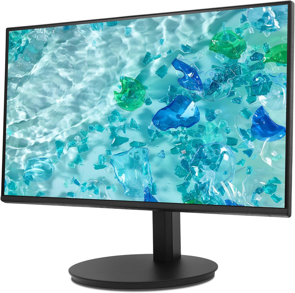 acer Vero CB242YGbirf, Monitor PC 23.8" Full HD IPS, 120Hz (1920x1080, AdaptiveSync, 1ms VRB, 250 Nits, BlueLightShield Pro, Flicker-Less, 1xVGA/1xHDMI 1.4) Monitor PC con soporte ajustable, color negro