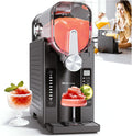 Máquina de granizados para casa | Slushy Maker y heladera con 6 programas | Máquina de granizados de 2,6 L para cócteles, granizados, helado suave, frappé, batidos | Autolimpiable | Negro/Plata
