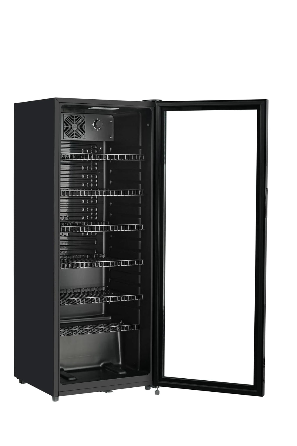 METRO Professional Nevera para bebidas GSC4240B, 237 L, 6 estantes ajustables, LED, clase energética C, bisagra de puerta fija