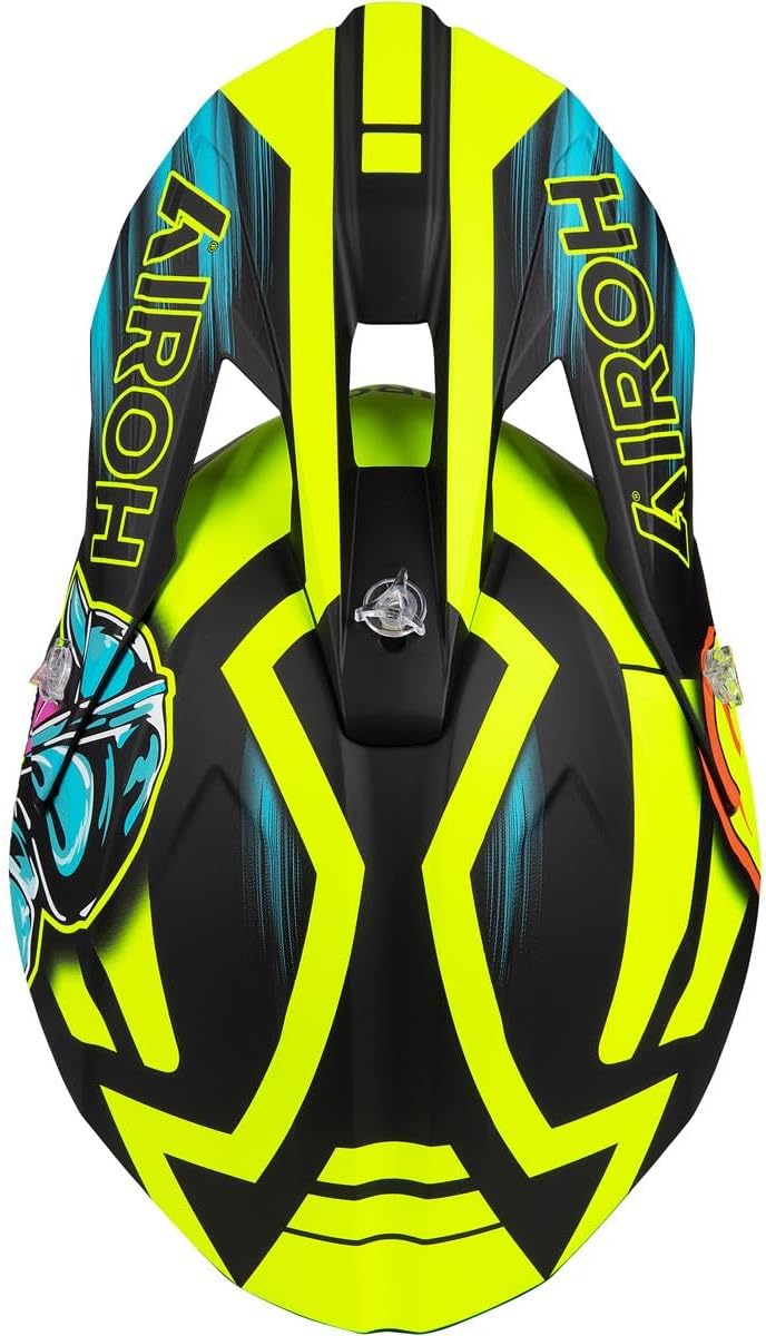 Casco de motocross AIROH Wraaap multicolor WRC31