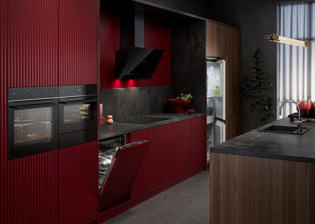 Horno empotrable AEG – Serie 5 Aire caliente circular: resultados de cocción uniformes en 3 niveles – Autolimpieza por pirólisis – 25 programas automáticos – Pantalla táctil LED – Calentamiento rápido – Negro – BPE53516AB