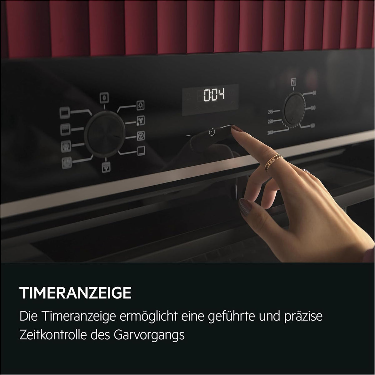 Horno empotrable AEG – Serie 5 Aire caliente circular: resultados de cocción uniformes en 3 niveles – Autolimpieza por pirólisis – 25 programas automáticos – Pantalla táctil LED – Calentamiento rápido – Negro – BPE53516AB