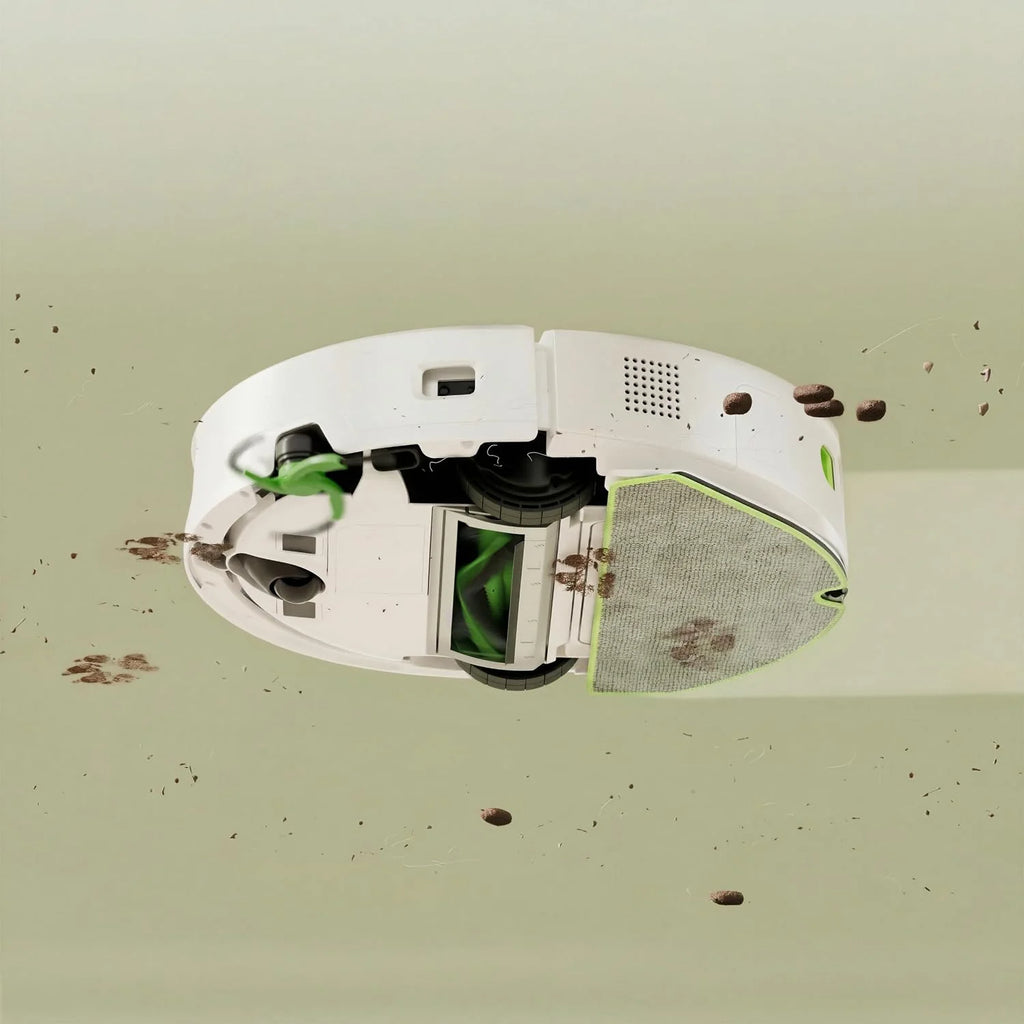 iRobot Roomba® 115 Combo robot odkurzająco-mopujący, moc ssania 15000 Pa, nawigacja z Clearview™ LiDAR, biały