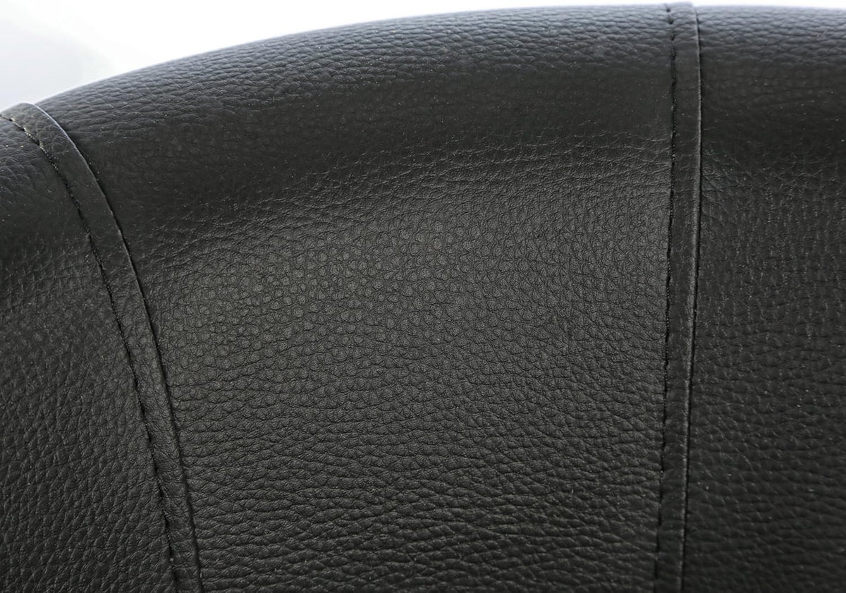 Sillón de diseño, sillón club, sillón lounge, mueble club, silla de oficina, mobiliario para consultorio en piel sintética, tapizado, negro