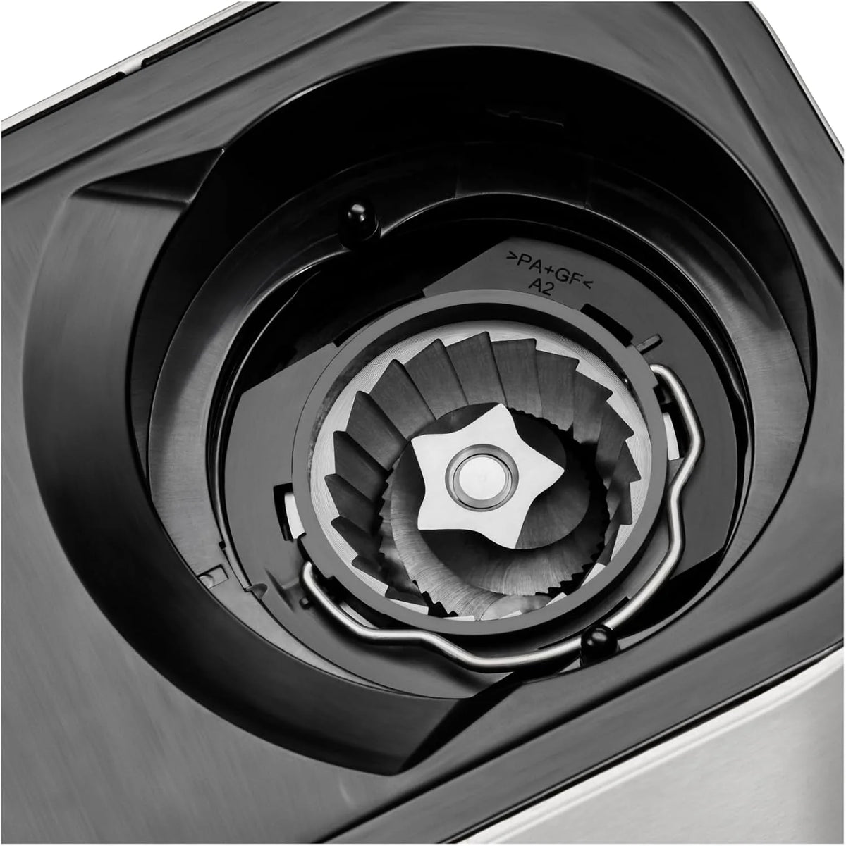 WMF Lumero elektryczny młynek do espresso 150 W, przyciski dotykowe LED, 40 stopni mielenia, pojemnik na kawę, stal nierdzewna Cromargan matowa